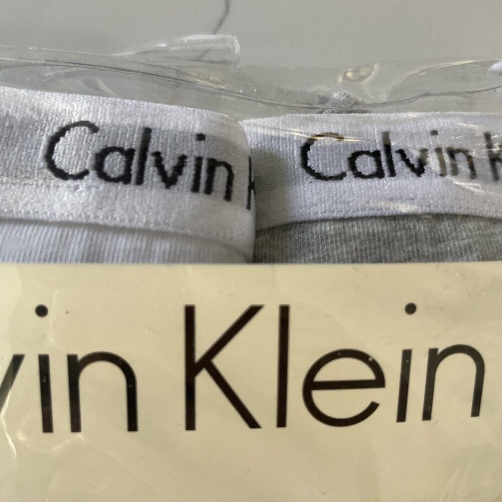 NIP 3 Pack CALVIN KLEIN Women's Size Large Carousel Cotton Thong Panties QD3587 - Picture 2 of 6